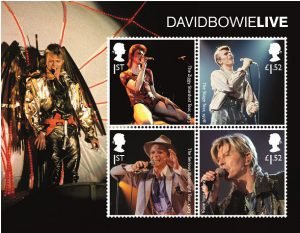 David Bowie Francobolli Live Set Stamps