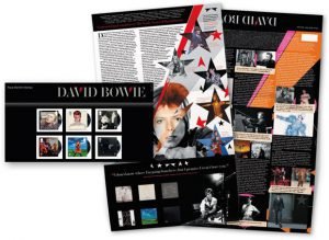 David Bowie Francobolli Presentation Pack Stamps