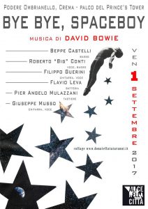 Bye Bye Spaceboy Bowie appuntamenti agosto 2017