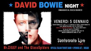 Bowie appuntamenti gennaio 2018