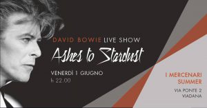 Ashes To Stardust Bowie appuntamenti giugno 2018