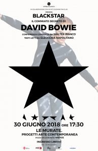 Blackstar Conferenza Bowie appuntamenti giugno 2018