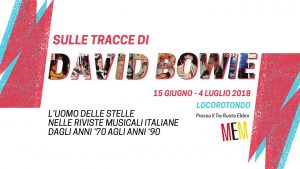 Bowie appuntamenti luglio 2018