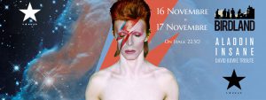 Bowie appuntamenti novembre 2018