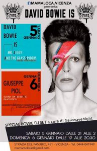 Bowie appuntamenti gennaio 2019