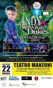 Andy White Dukes Monza Bowie Appuntamenti maggio 2019