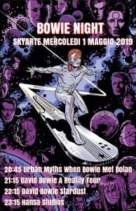 Sky Arte 1 maggio Bowie appuntamenti maggio 2019