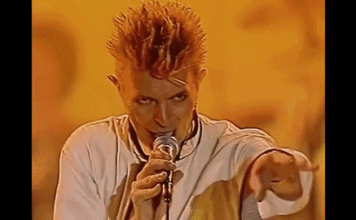 david bowie seven years in tibet video gif