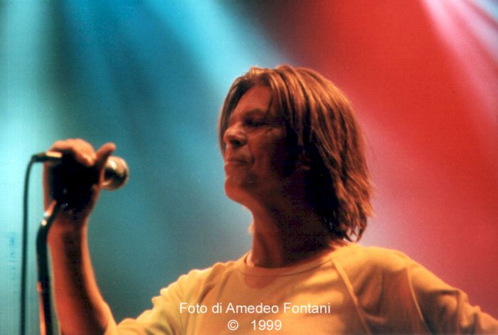 David Bowie hour tour alcatraz milano 4 dicembre 1999 foto