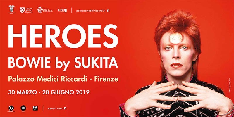 Locandina Heroes Bowie by Sukita Firenze