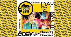 Andy White Dukes Agost Bier Fest Eventi tributo a Bowie Agosto 2019