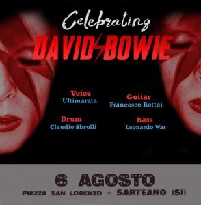 Ultimarata & Friends Sarteano Eventi tributo a Bowie Agosto 2019