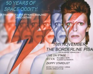 Zkippy Stardust Pisa Eventi novembre 2019 David Bowie