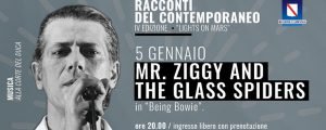 Mr Ziggy & the Glass Spiders Stardust Bowie by Sukita eventi gennaio 2020 David Bowie