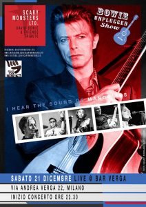 Scary Monsters Milano eventi dicembre 2019 David Bowie