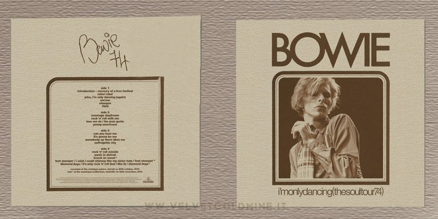 David-Bowie-i'm-only-dancing-lp-cd-soul-tour-74 record store day