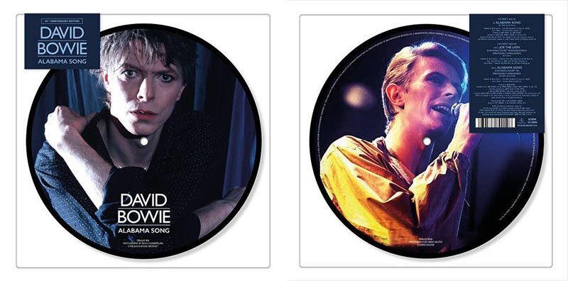 Alabama Song Picture Disc David Bowie 40° limited edition