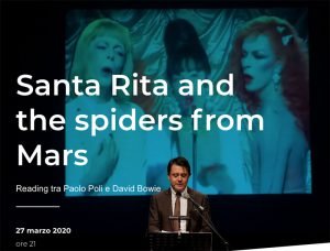 Santa Rita and the spiders from Mars Asti Eventi Marzo 2020 David Bowie tributo