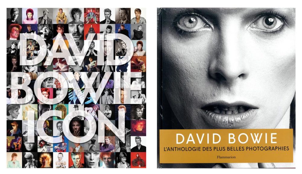 copertina inglese e francese Icon David Bowie libro foto recensione