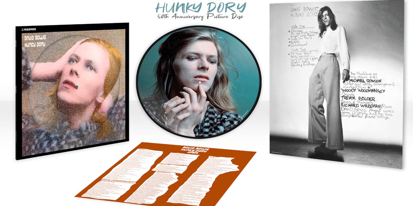 Hunky Dory Picture Disc 50 anniversario