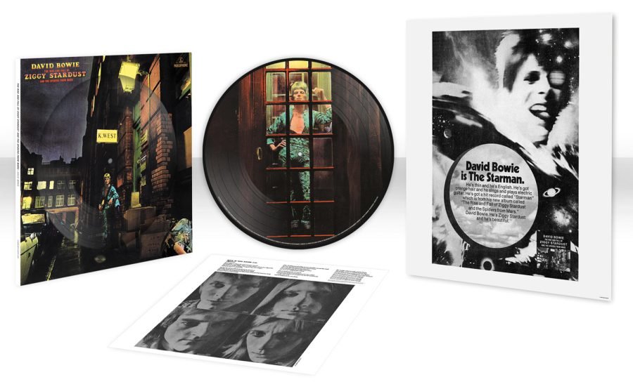 Ziggy Stardust: picture disc e vinile Half Speed 3 David Bowie Ziggy Stardust 50th Anniversary picture disc