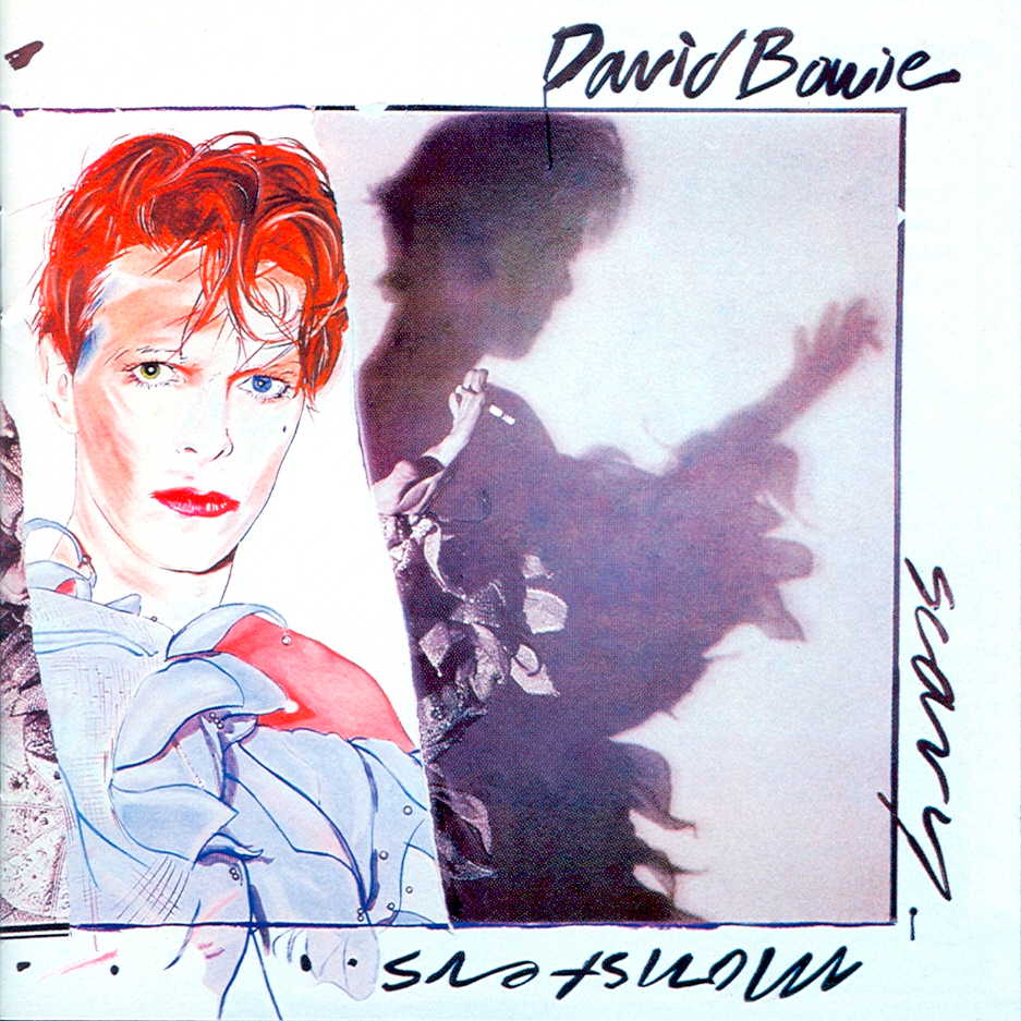 David Bowie Scary Monsters Cover Copertina
