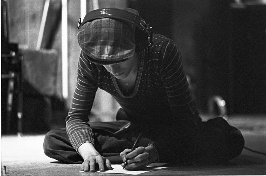 In studio per Young American © Geoff MacCormack