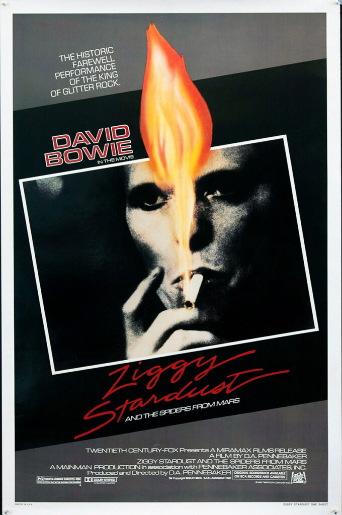 Ziggy Stardust Motion Picture: 50 anni con una nuova edizione in Blu Ray, vinile dorato e doppio CD 1 Ziggy Stardust Motion Picture Locandina