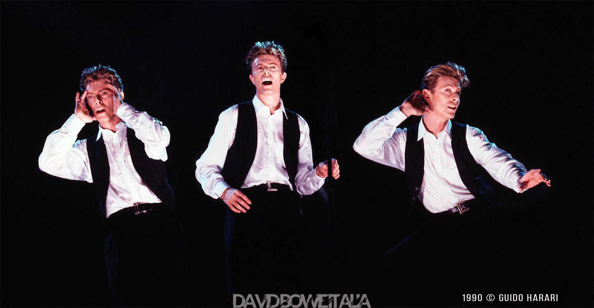 David Bowie Milano Guido Harari 1