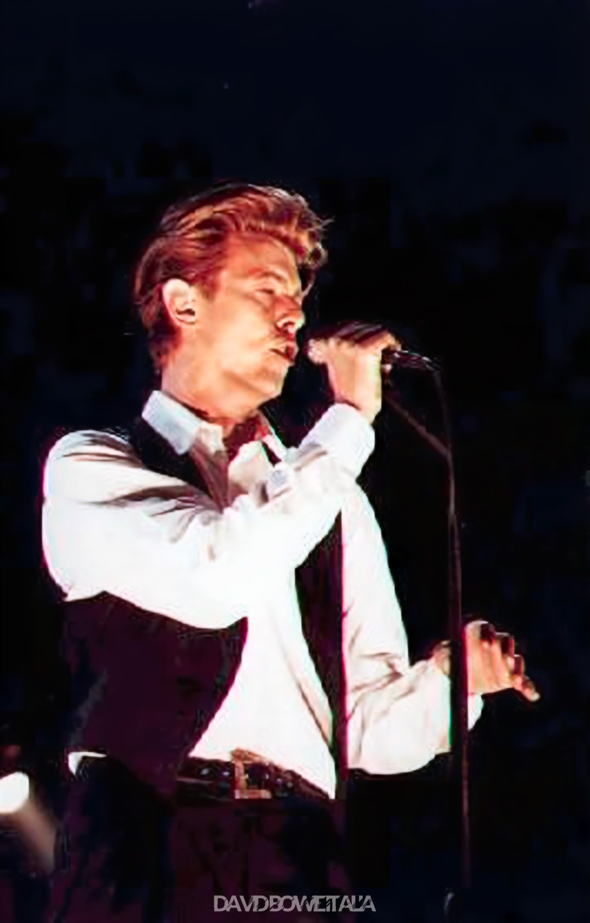 David Bowie Milano 1990 foto