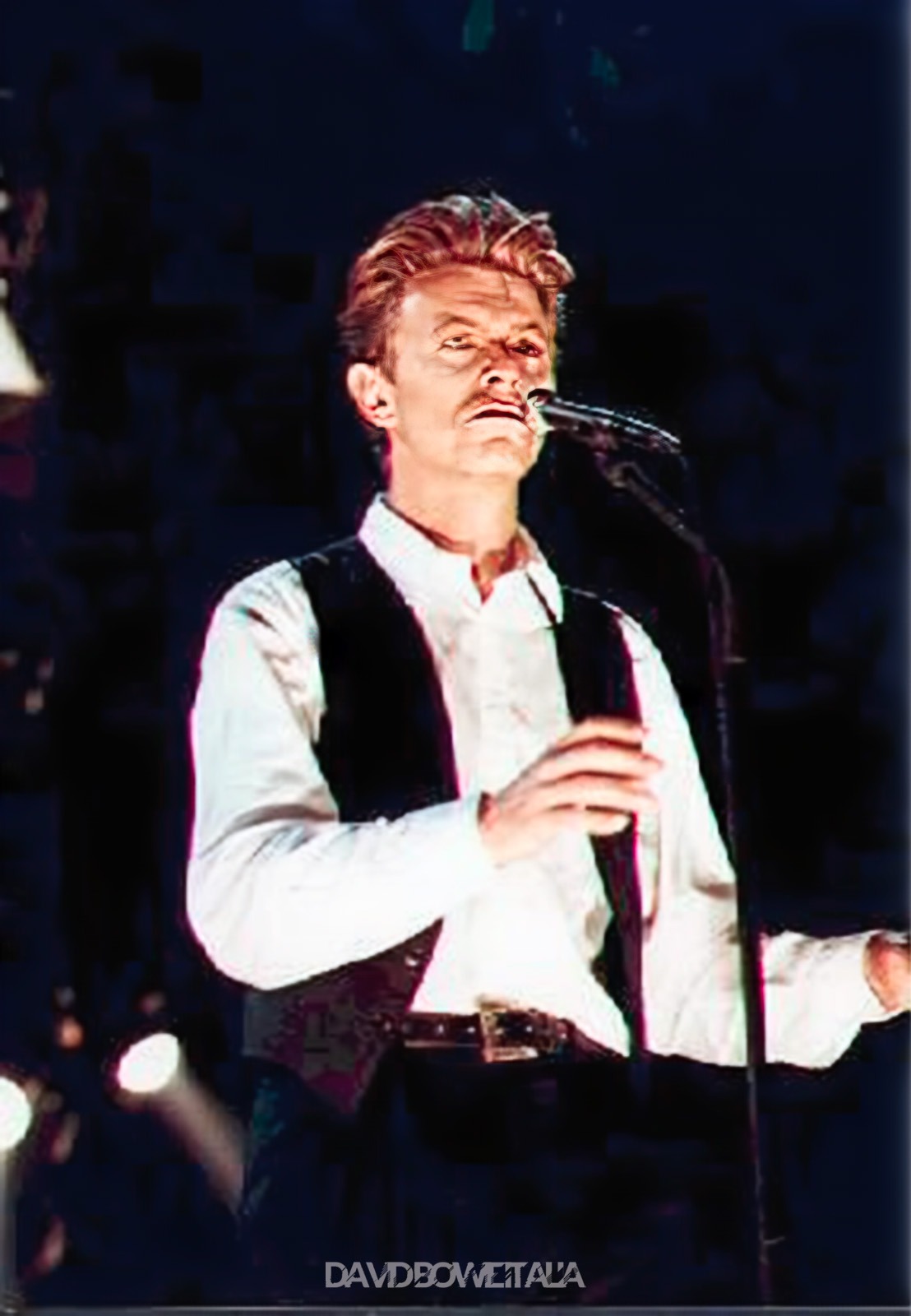David Bowie Milano vintage