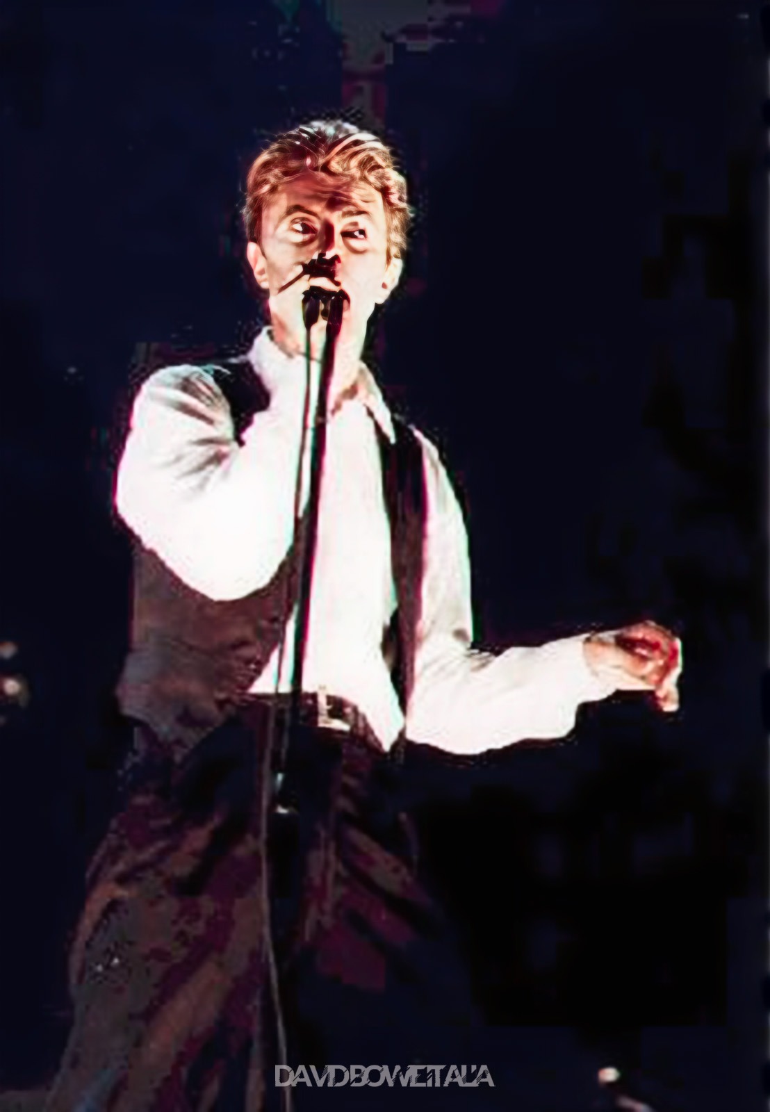 David Bowie performance Milano