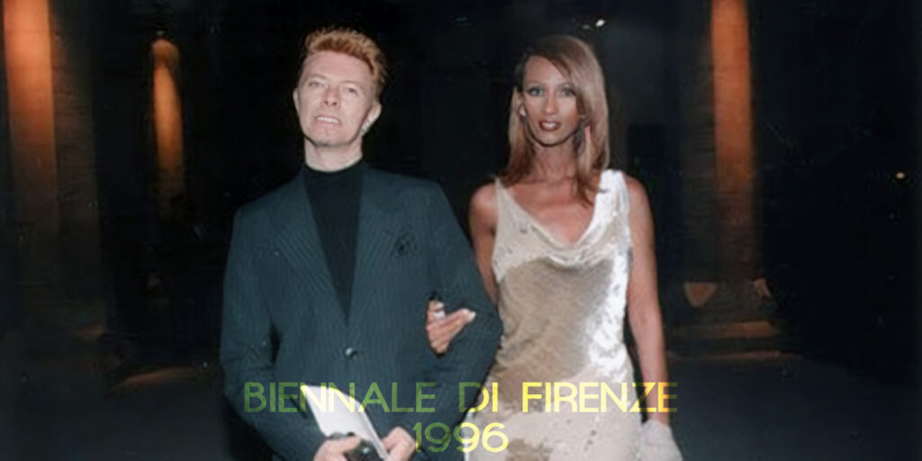 Bowie alla Biennale | Firenze, 21 settembre 1996 1 Bowie Iman Biennale Firenze 1996 Testata