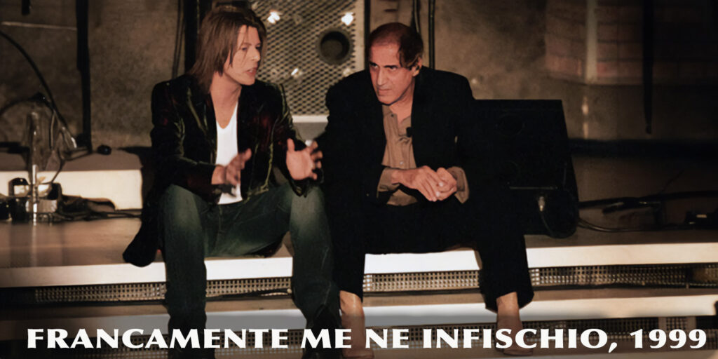 David Bowie Celentano 1999 Francamente me ne infischio