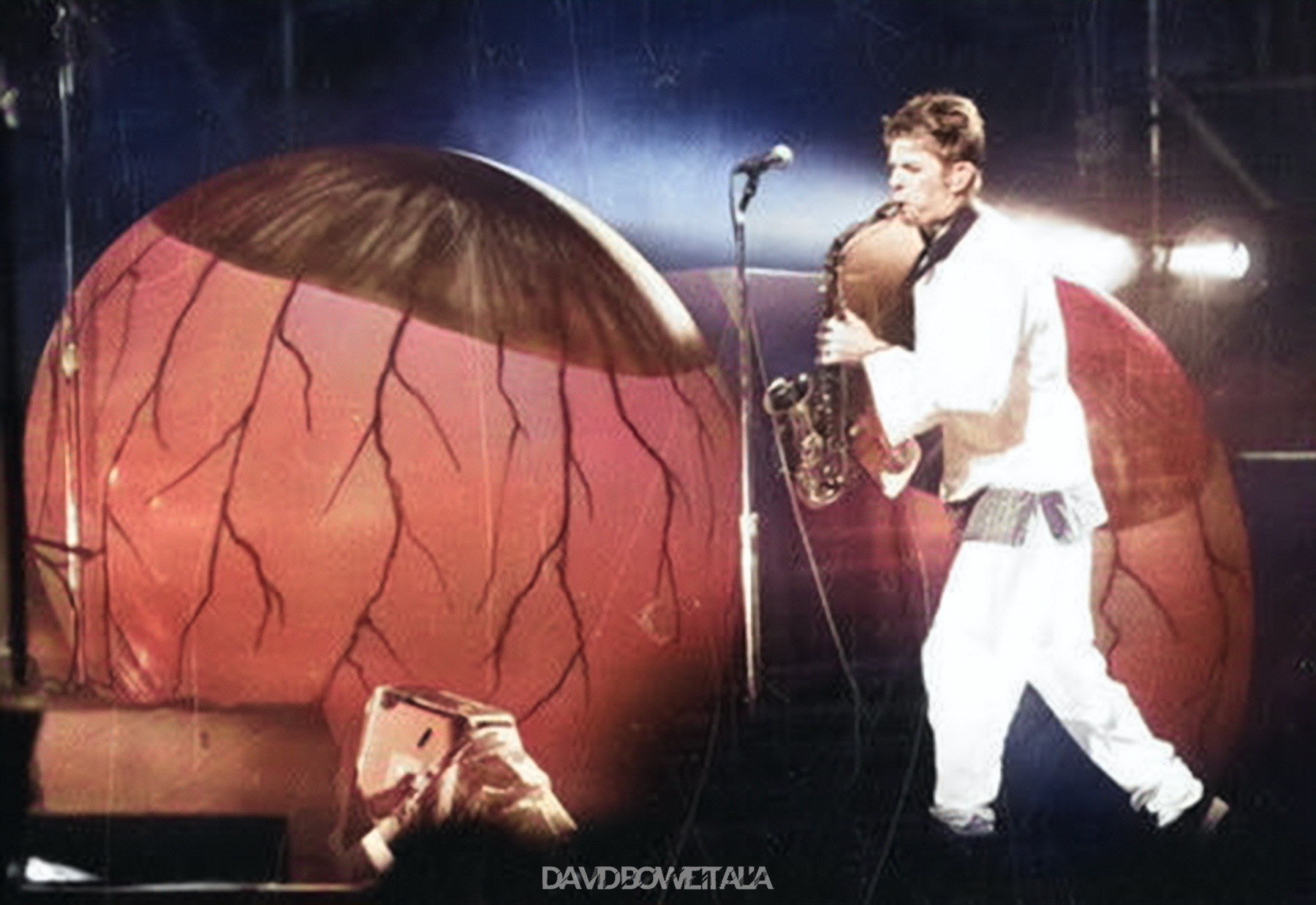 David Bowie Earthling Tour Napoli Bagnoli 10 luglio 1997 foto 2