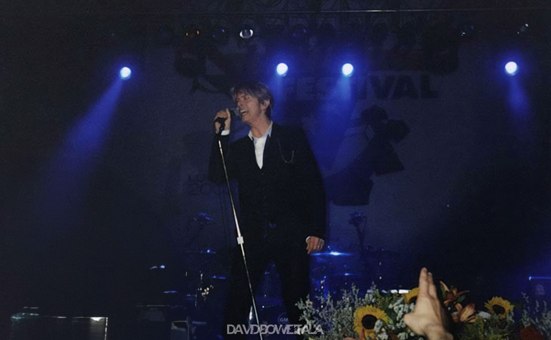 David Bowie Heathen Tour Lucca 15 luglio 2002 Foto