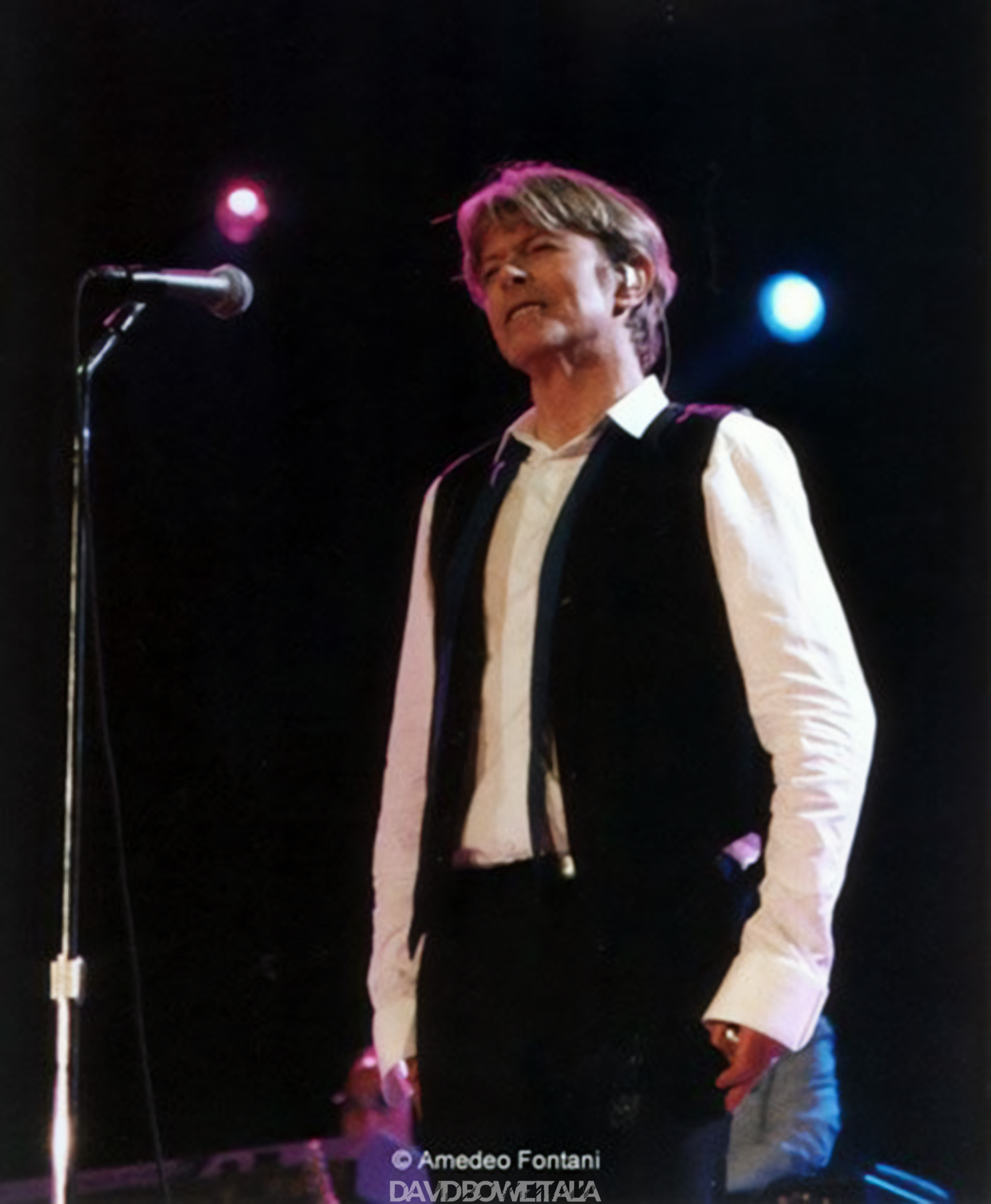 David Bowie Heathen Tour Lucca 15 luglio 2002 Foto