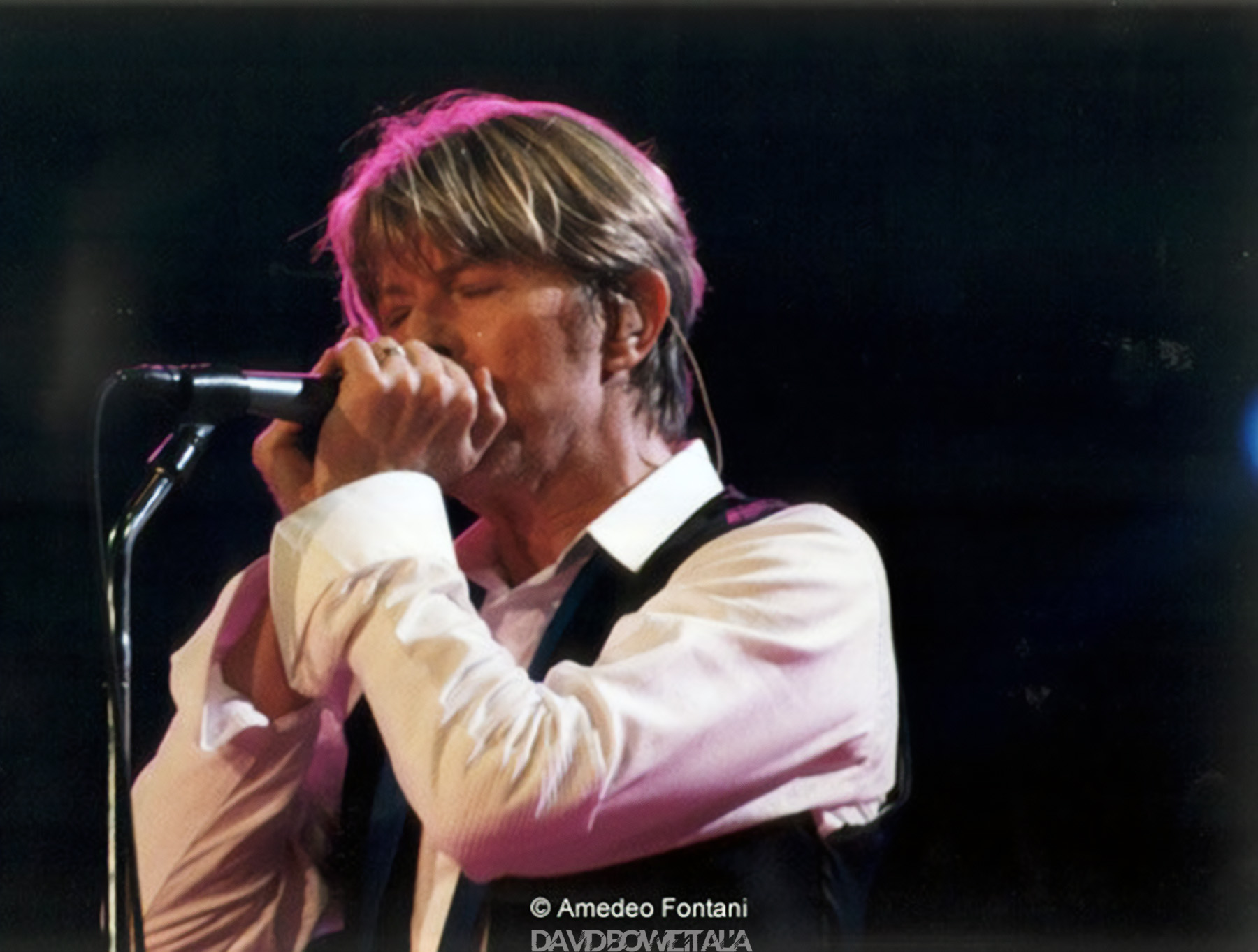 David Bowie Heathen Tour Lucca 15 luglio 2002 Foto