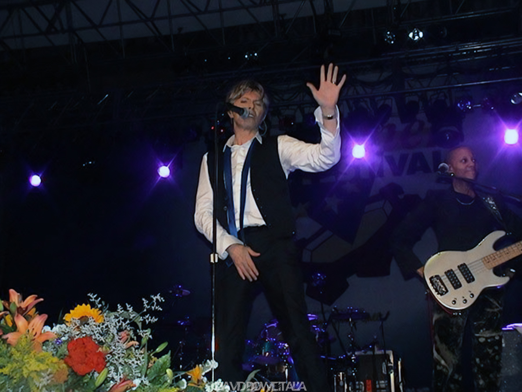 David Bowie Heathen Tour Lucca 15 luglio 2002 Foto