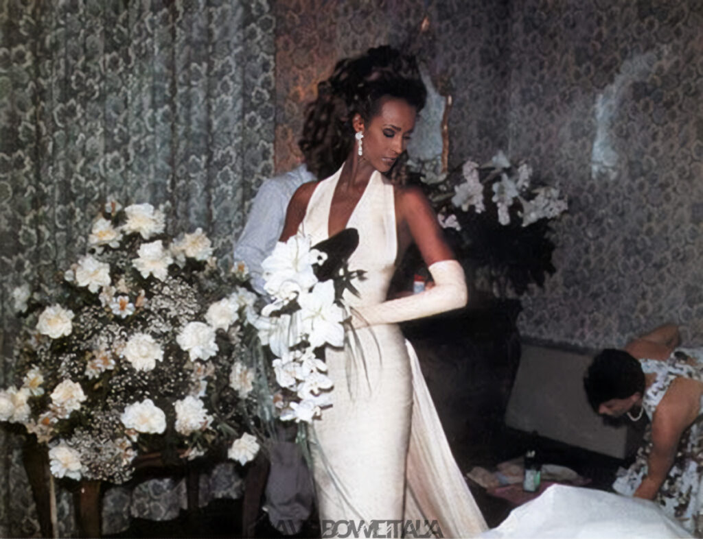 David Bowie Iman Matrimonio Firenze 1992 Moda