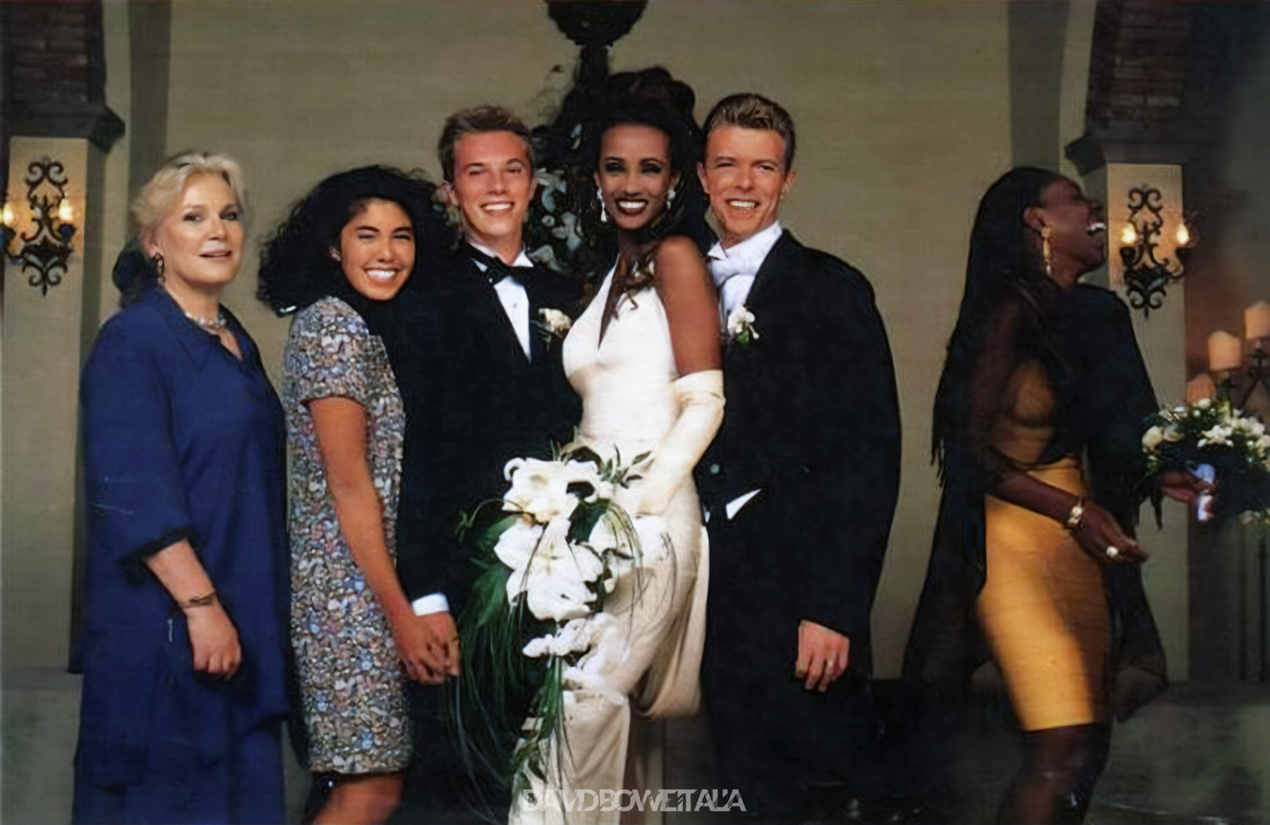 David Bowie Iman Matrimonio Firenze 1992 Nozze