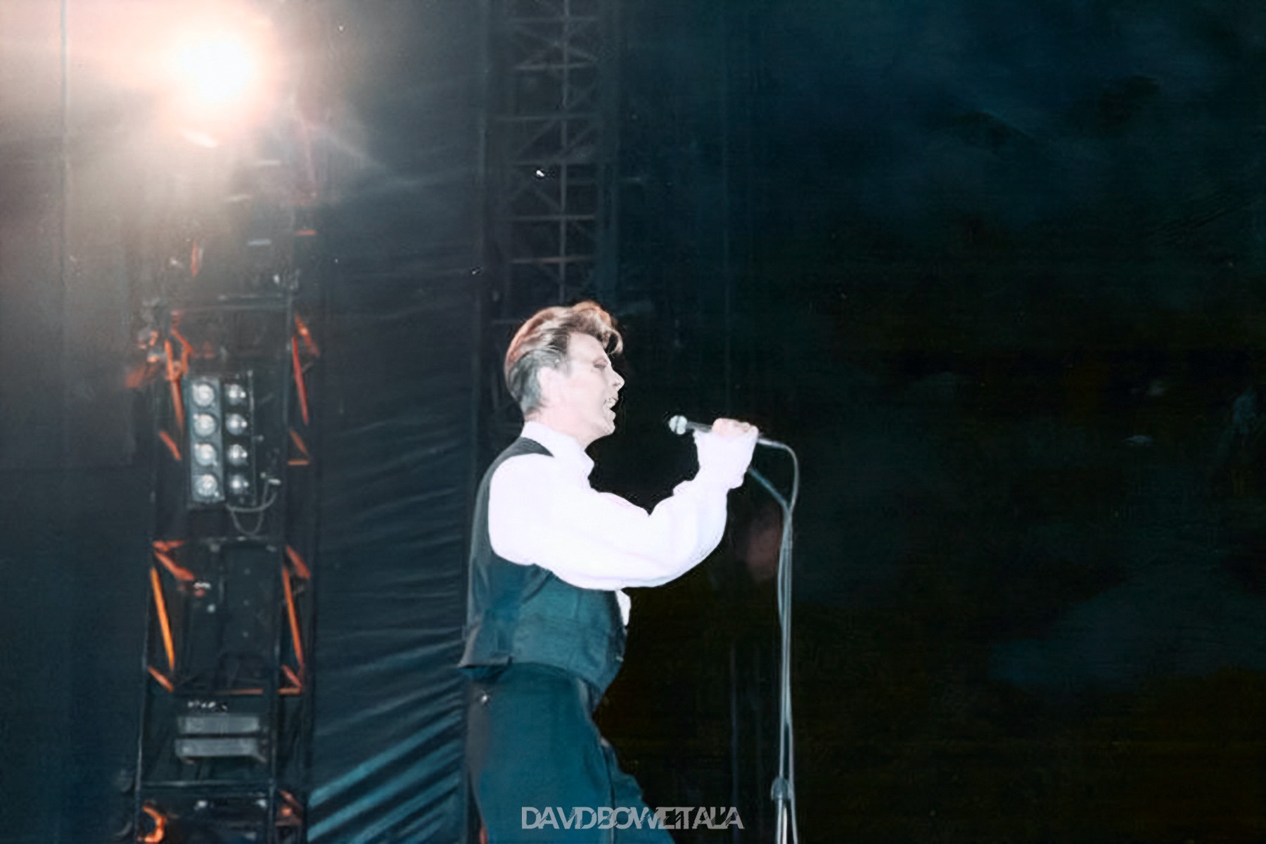 David Bowie Modena 8 settembre 1990 foto