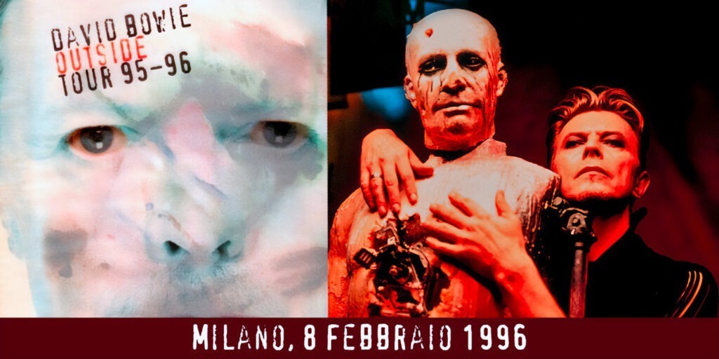 David Bowie Outside Tour Milano 8 Febbraio 1996 testata