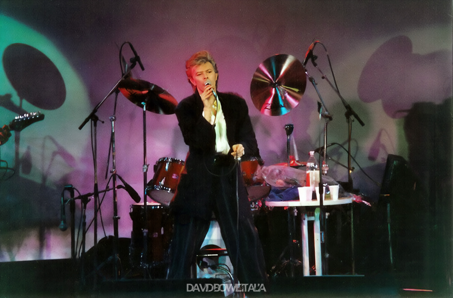David Bowie Piper Club Roma 1987 Glass Spider