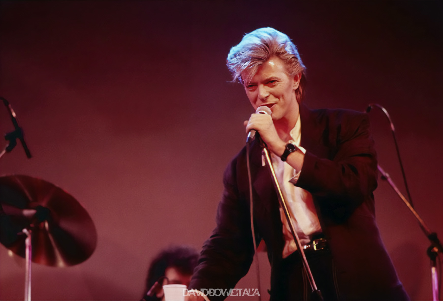 David Bowie Piper Club Roma 1987 Glass Spider
