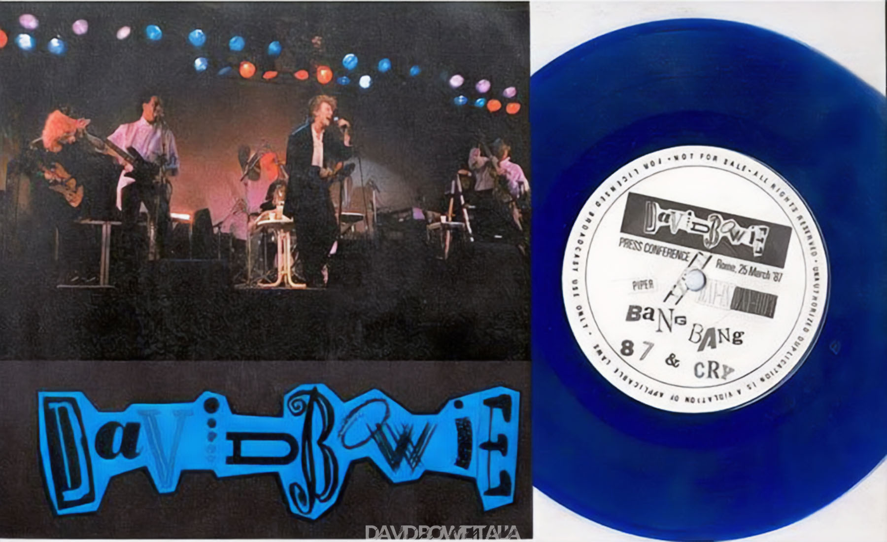 David Bowie Piper Club Roma 1987 Glass Spider