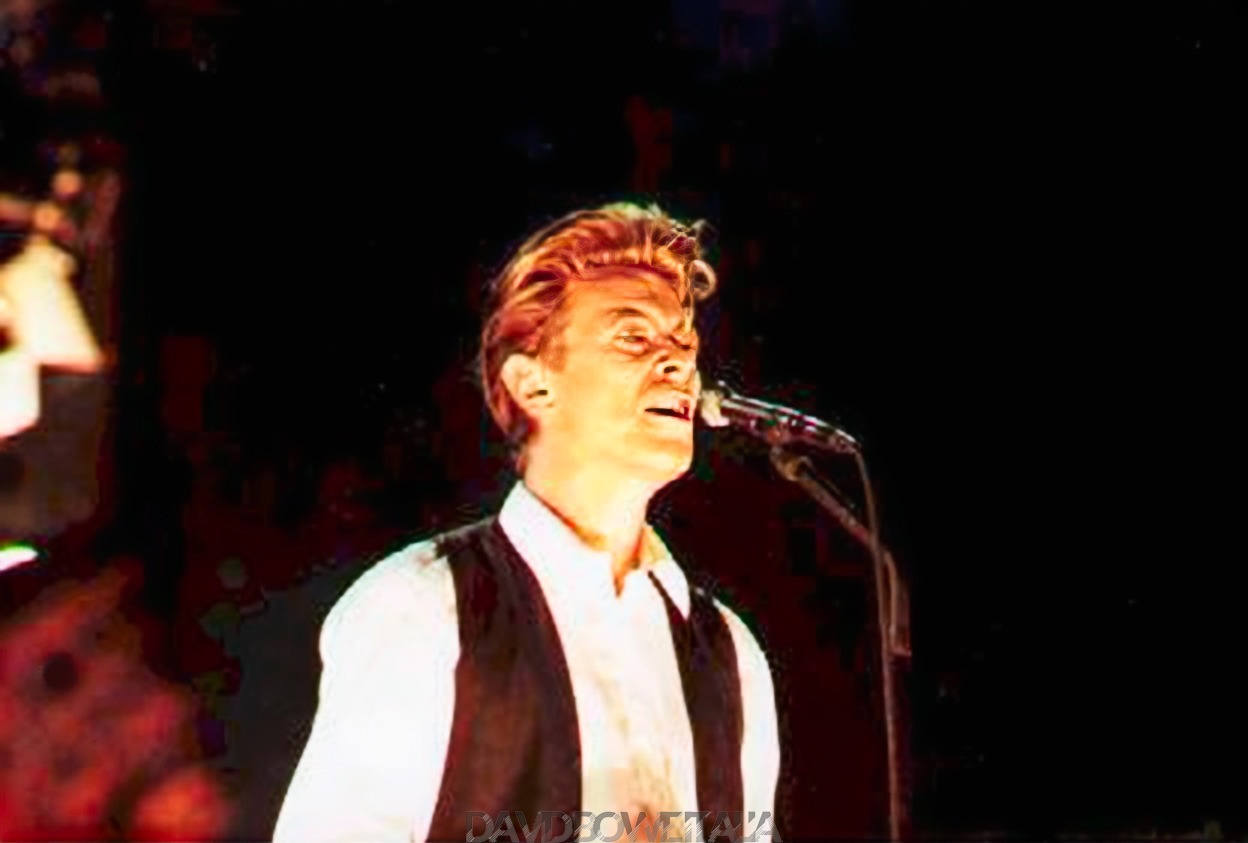 David Bowie Milano 1990 foto