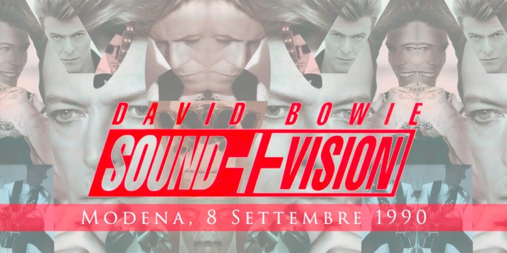 David Bowie Sound and Vision Tour Modena 8 settembre 1990 testata