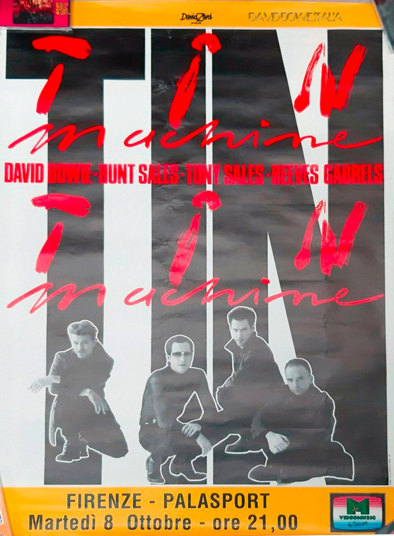 Poster concerto Firenze 1991