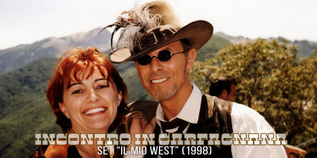 INCONTRO IN GARFAGNANA | Set "Il mio West", giugno 1998 1 David Bowie Incontri Fan Garfagnana Mio West Testata
